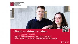 postkarte technische Hochschule brandenburg Tag des offenen Fensters