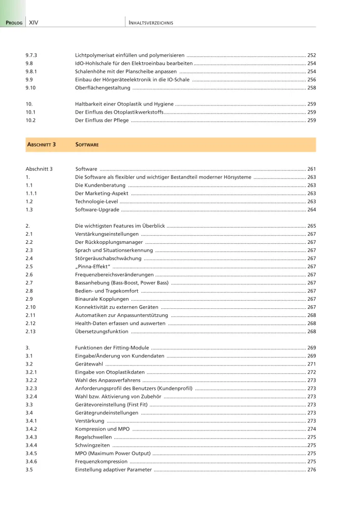 Inhaltsverzeichnis7 HA Praxis