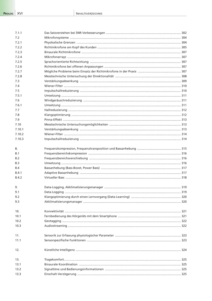 Inhaltsverzeichnis9 HA Praxis