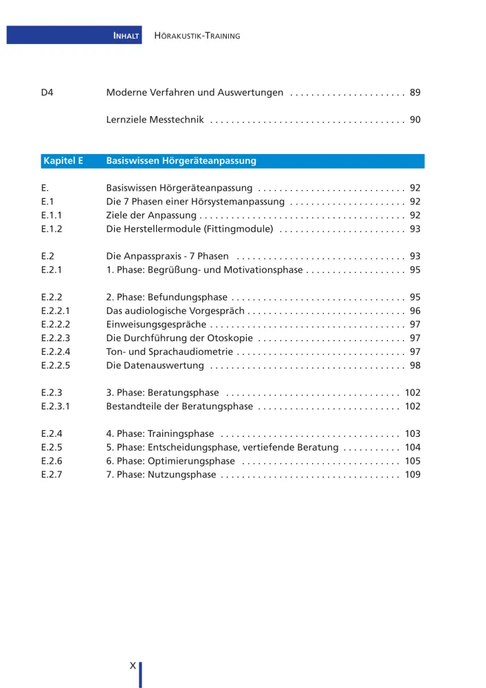 Inhaltsverzeichnis5 HA Training