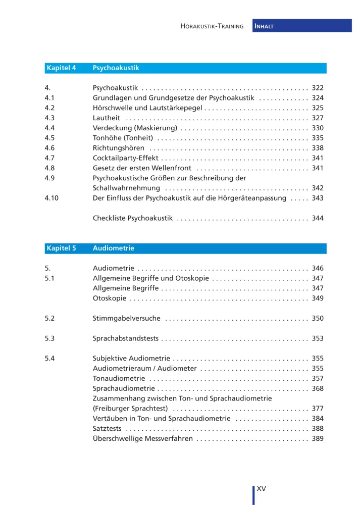 Inhaltsverzeichnis10 HA Training