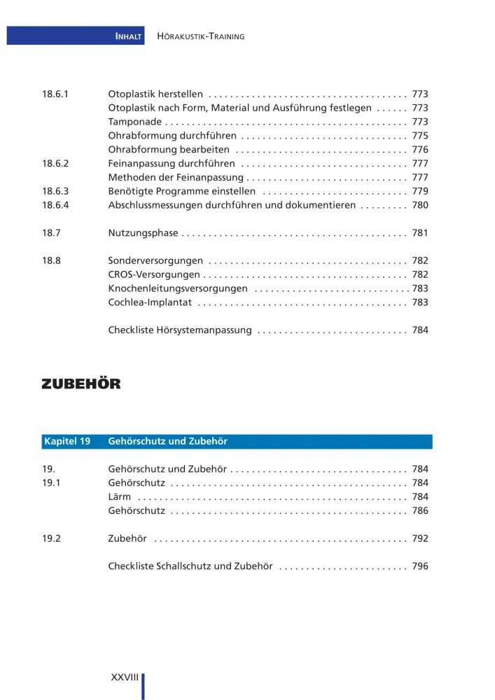 Inhaltsverzeichnis19 HA Training