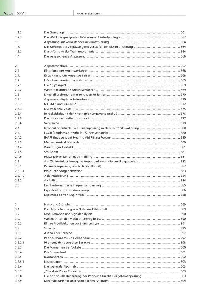 Inhaltsverzeichnis18 HA Praxis