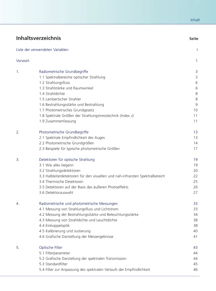 Inhaltsverzeichnis1 Messtechnik