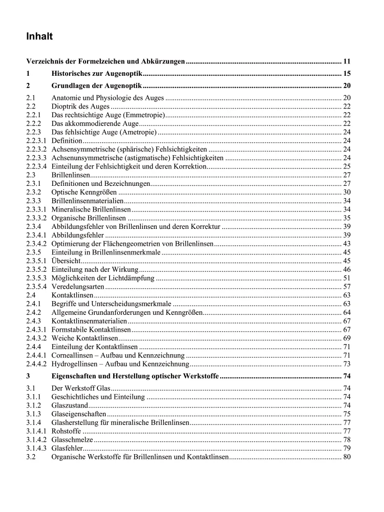Inhaltsverzeichnis1 Grundlagen Optik 