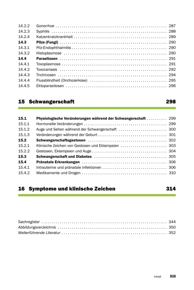 Inhaltsverzeichnis8 Allgemeinerkrankungen