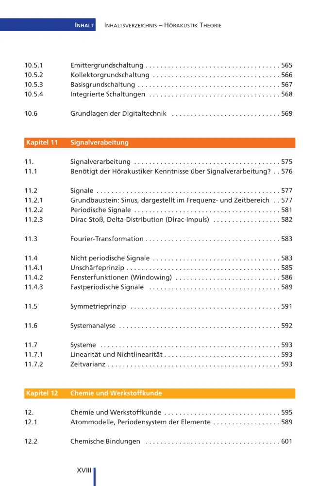 Inhaltsverzeichnis12 HA Theorie