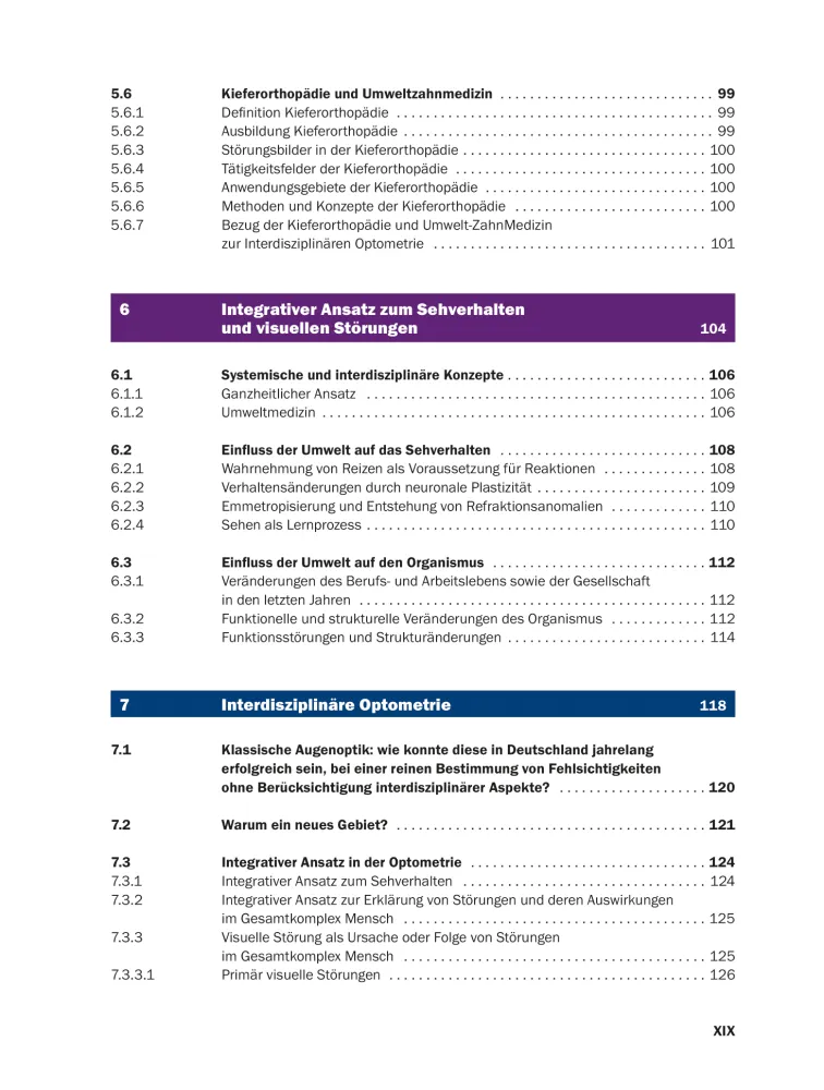 Inhaltsverzeichnis4 Interdisziplinäre