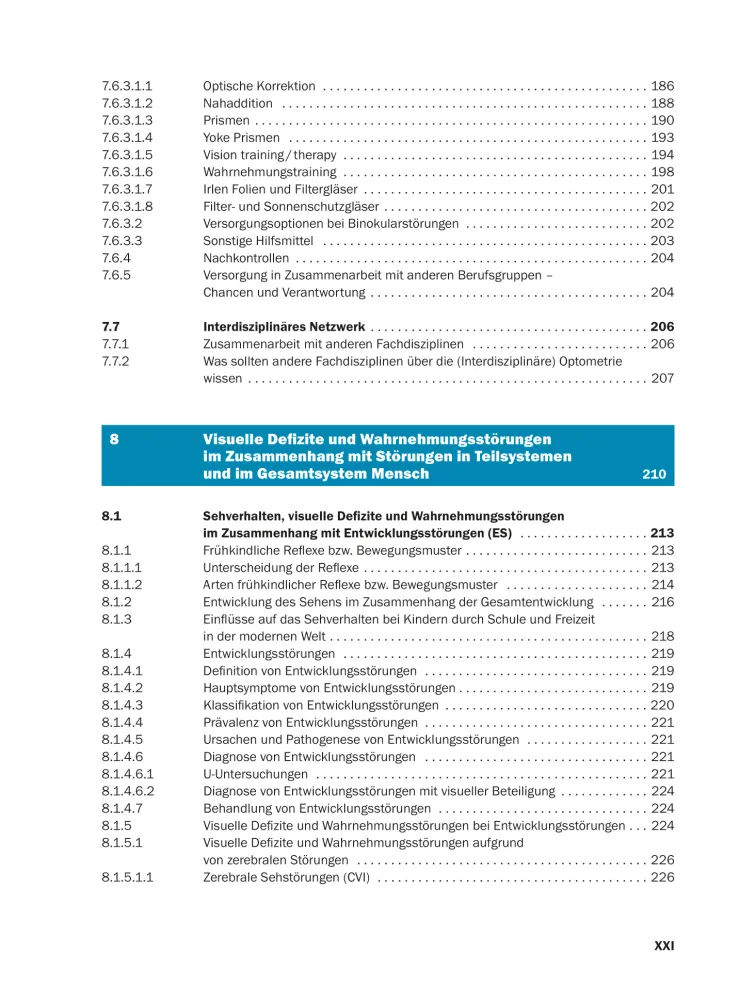 Inhaltsverzeichnis6 Interdisziplinäre