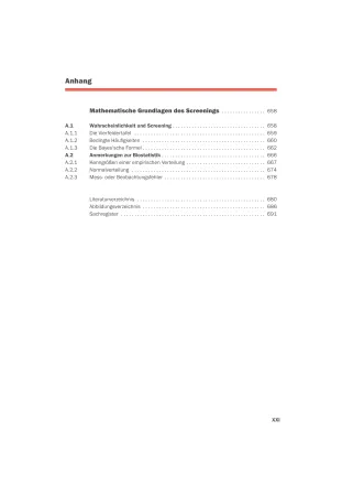 Inhaltsverzeichnis12 Optometrisches Screening
