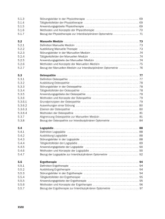 Inhaltsverzeichnis3 Interdisziplinäre