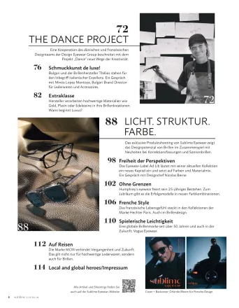 Sublime Eyewear Inhalt