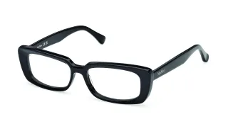 schwarze schmale Korrektionsbrille