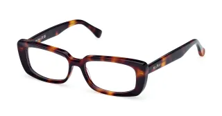 braune schmale Korrektionsbrille