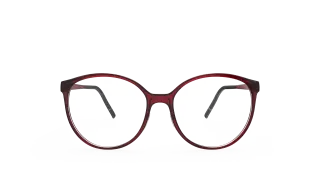 rote Acetatbrille Front