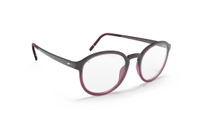 rot-schwarze Acetatbrille