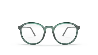 grüne Acetatbrille