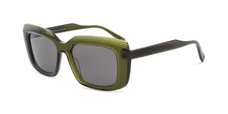 grüne Acetatsonnenbrille für Damen