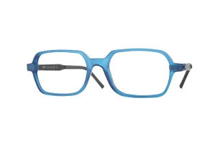 Korrektionsbrille aus Acetat in blau