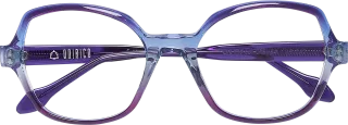 Acetatbrille in lila/blau