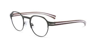 Holz-Titan-Brille mit Acetat