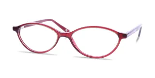 rote schmale Acetatbrille