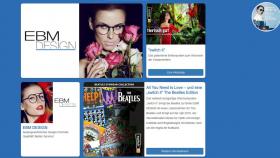 Website des Brillenherstellers EBM Design aus Passau. 
